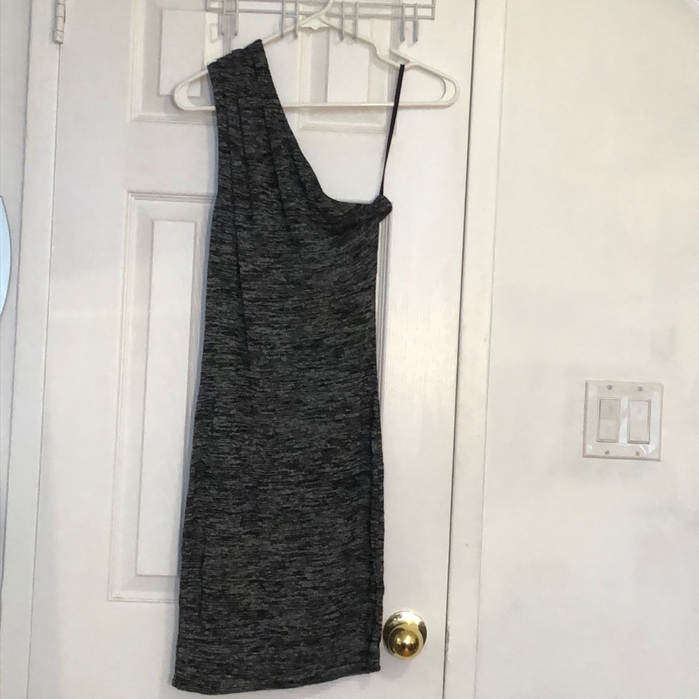 One shoulder fitted dress